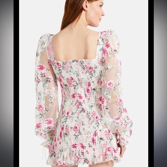FOR LOVE AND LEMONS Lovell Burnout Floral Dress - Picture 5 of 13